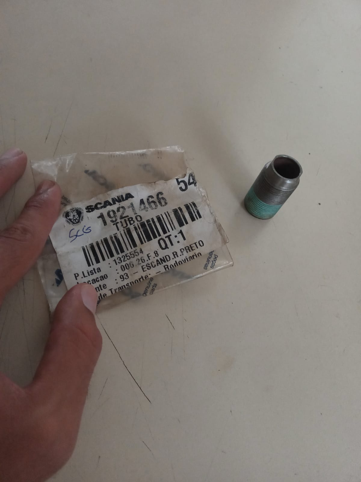 Tubo Filtro óleo-1921466 – Digap